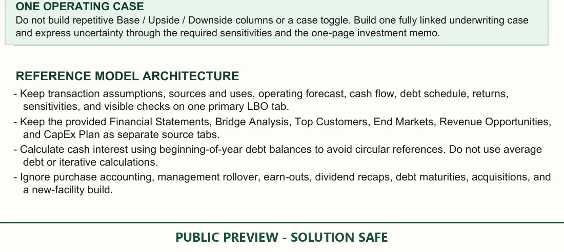 Spoiler-safe crop from the Project Forge debrief showing the reference model architecture