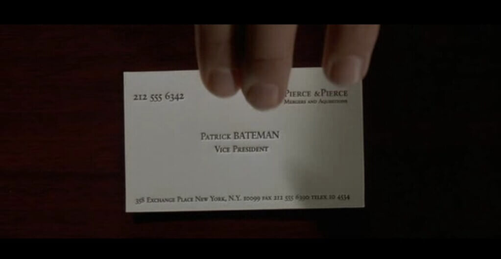 A business card so sharp, it makes PE resumes look underdressed.